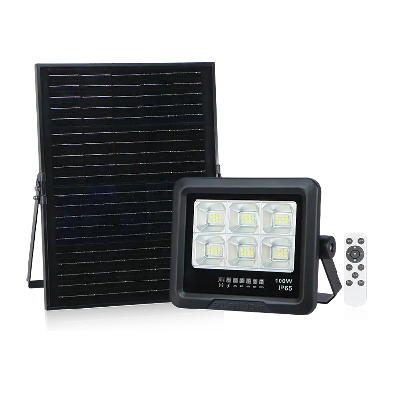 PROYECTOR SOLAR SFL04 100W, 6000K, IP65 IK08, BATERÍA LITIO - Imagen 5