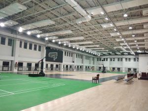 Proyecto de iluminacion realizado en las instalaciones del centro militar de entrenamiento deportivo en China