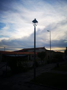 Proyecto de iluminacion realizado en un Sariñena, Huesca, Aragón