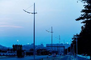 Proyecto de iluminacion realizado en el parque deportivo Changlong Longhu, China