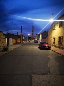 Proyecto de iluminacion realizado en un Sariñena, Huesca, Aragón
