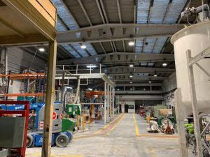 Proyecto sector industrial realizado en las instalaciones de Pinturas Juno, en Erandio, Bizkaia