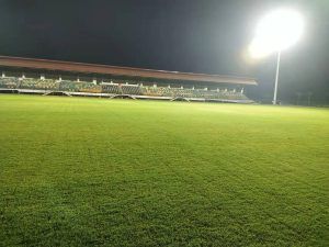 Proyecto de iluminacion realizado en el estadio de Yaoundé, en Camerun