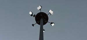 Proyecto de iluminación en el sector portuario en la empresa CSP Torres Spain, en el puerto de Bilbao, Bizkaia.