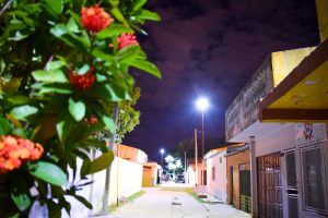Proyecto de iluminacion realizado en la ciudad de Corrientes, Argentina