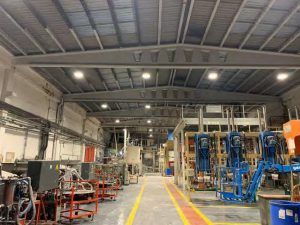 Proyecto sector industrial realizado en las instalaciones de Pinturas Juno, en Erandio, Bizkaia