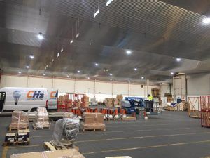 Proyecto de iluminacion realizado en las instalaciones de la empresa TDN, en Logroño, La Rioja