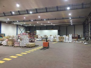 Proyecto de iluminacion realizado en las instalaciones de la empresa TDN, en Villalonquéjar Burgos, Castilla y León