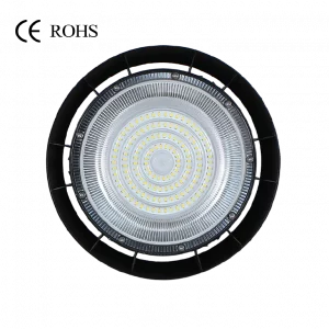 Iluminacion profesional para grandes alturas HB02: luminaria LED 100 W, IP65, rendimiento y alta eficiencia. Ideal para naves y grandes superficies.