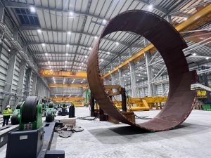 Proyecto sector industrial realizado en las instalaciones de Haizea Wind, en el puerto de Bilbao, Bizkaia.