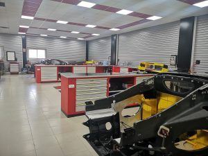 Proyecto de iluminacion realizado en las instalaciones de la empresa Spania GTA, en Torrent, Valencia