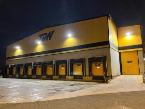 Proyecto de iluminacion realizado en las instalaciones de la empresa TDN, en Sangonera La Verde, Murcia