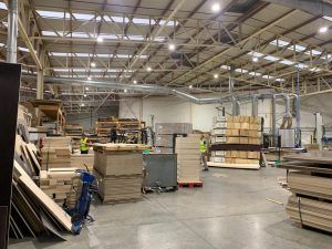 Proyecto sector industrial realizado en las instalaciones de Forest Trafic, en Amorebieta, Bizkaia.