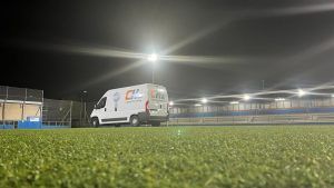 Proyecto de instalaciones deportivas realizado el colegio Askartza Claret, en Leioa, Bizkaia