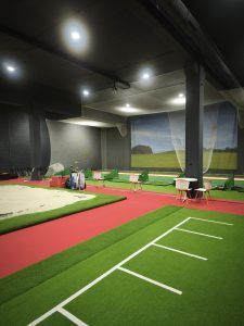 Proyecto de instalaciones deportivas realizado en la academia de golf Bizkaia, en Berango, Bizkaia