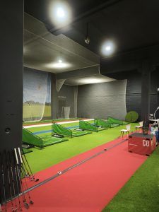 Proyecto de instalaciones deportivas realizado en la academia de golf Bizkaia, en Berango, Bizkaia
