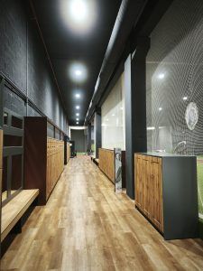 Proyecto de instalaciones deportivas realizado en la academia de golf Bizkaia, en Berango, Bizkaia