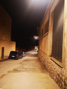 Proyecto de iluminacion realizado en Horta de San Juan , Tarragona