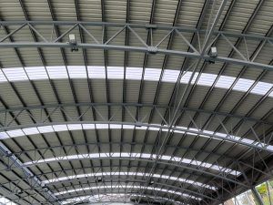 Proyecto realizado en las instalaciones de la pista de tenis Lasesarre, en Barakaldo, Bizkaia