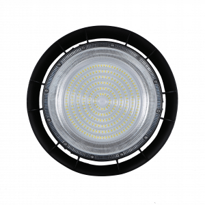 Iluminacion profesional para grandes alturas HB02: luminaria LED 100 W, IP65, rendimiento y alta eficiencia. Ideal para naves y grandes superficies.