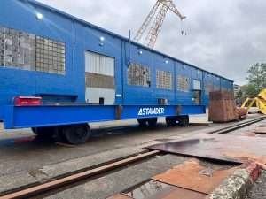 Proyecto de iluminación realizado en las instalaciones de la empresa Astilleros Astander, en Astillero, Cantabria.