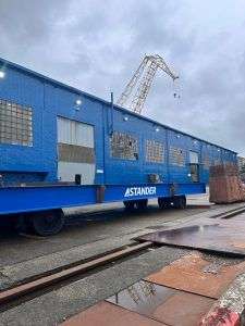 Proyecto de iluminación realizado en las instalaciones de la empresa Astilleros Astander, en Astillero, Cantabria.