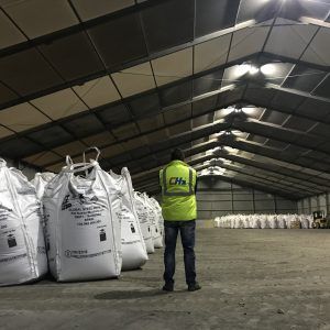 Proyecto de iluminación en SLP, en el puerto de Bilbao, Abanto-Zierbena, Bizkaia