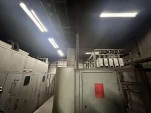 Proyecto de iluminación realizado en las instalaciones de la empresa Ferroglobe, en Monzón, Huesca.