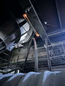 Proyecto de iluminación realizado en las instalaciones de la empresa Ferroglobe, en Monzón, Huesca.