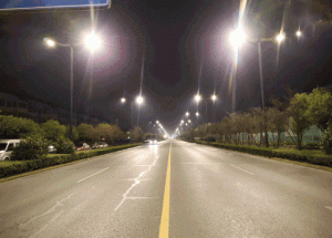 Proyecto de iluminacion vial realizado en Jingzhou, provincia de Hubei, China