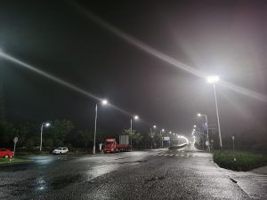 Proyecto de iluminacion realizado en la ciudad de Tianfu, China.