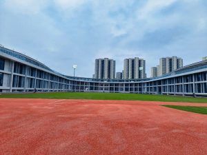 Proyecto de iluminacion realizado en el Centro de deportes acuáticos Jinhua, en la provincia de Zhejiang, China.