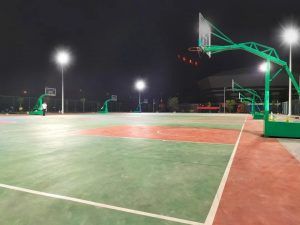 Proyecto de iluminacion realizado en el centro deportivo de Guangxi Nanning