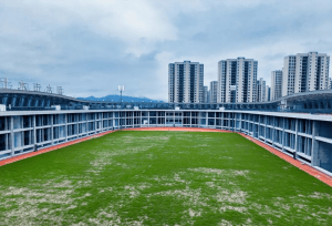 Proyecto de iluminacion realizado en el Centro de deportes acuáticos Jinhua, en la provincia de Zhejiang, China.