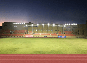 proyecto de iluminacion realizado en el estadio Shenyang Tiexi